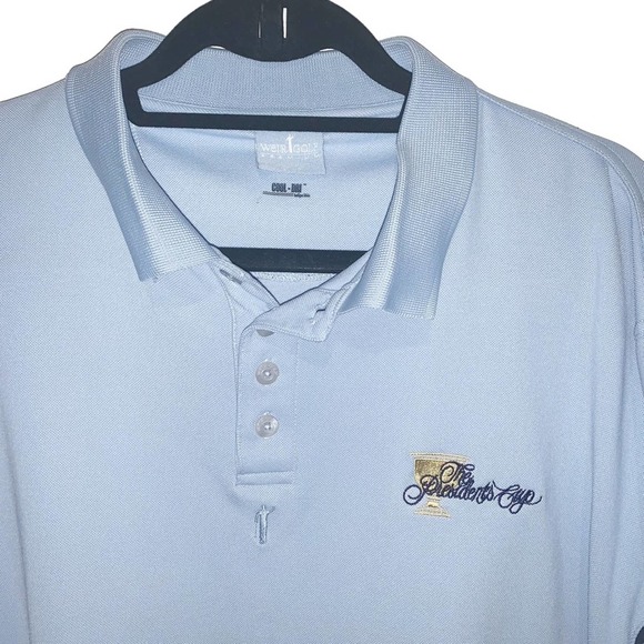 Weir Golf Premium Masters Golf Polo Tee Men's Blue XL - Picture 2 of 6